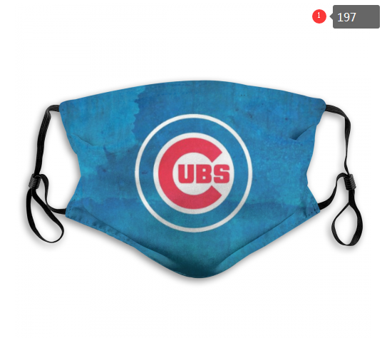 MLB Chicago Cubs #1 Dust mask with filter->mlb dust mask->Sports Accessory